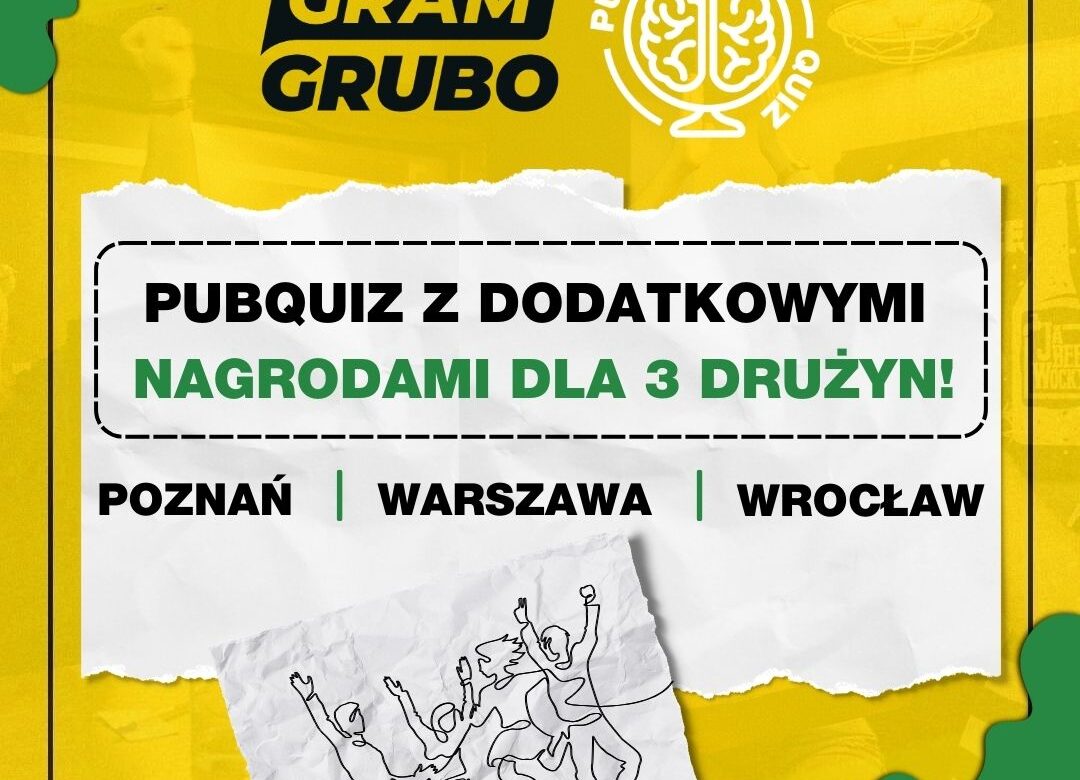 gram grubo pubquiz dodatkowe nagrody