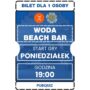 2025.07.07 [PONIEDZIAŁEK] Woda Beach Bar 19:00
