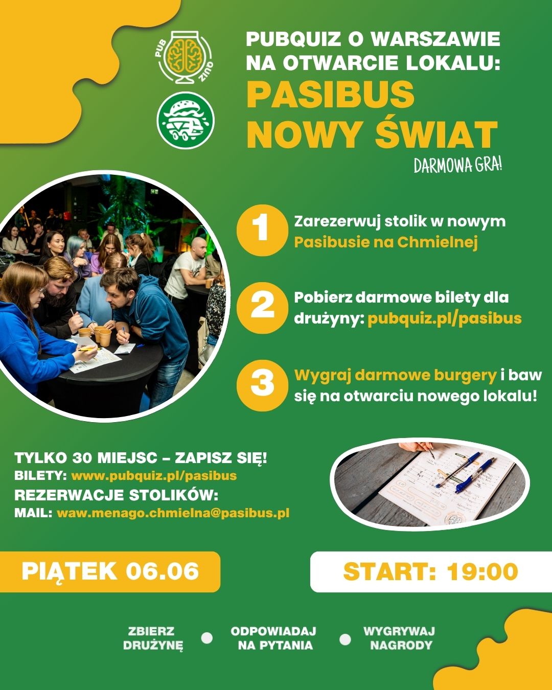 pubquiz chmielna wawa
