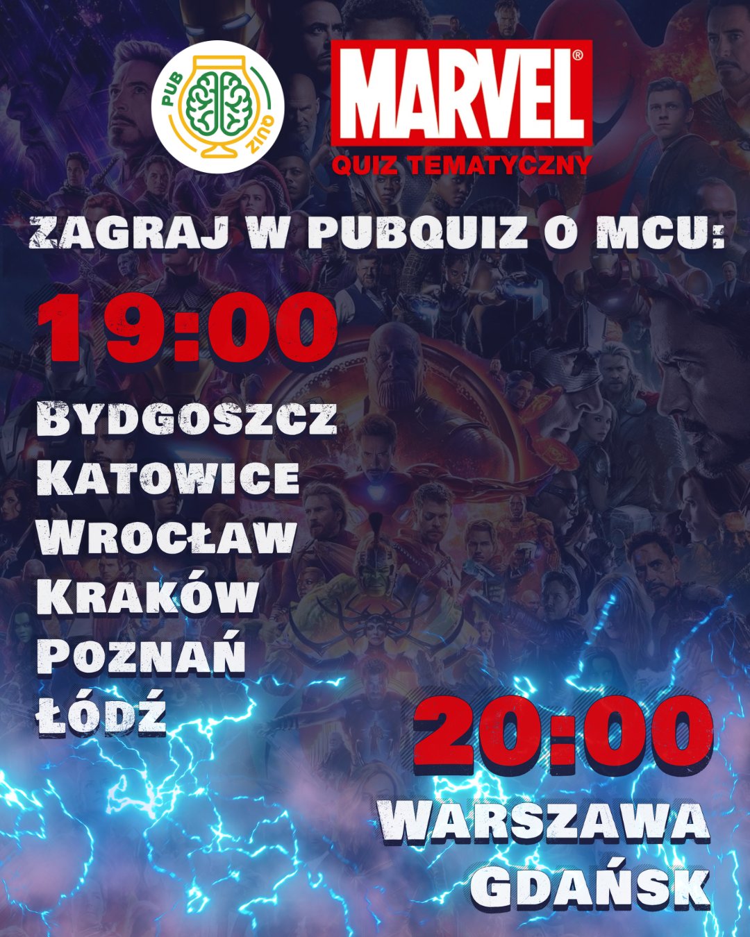 marvel lista miast