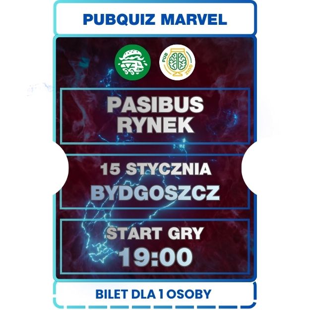 2026.01.15 [CZWARTEK] PubQuiz Marvel Pasibus Bydgoszcz 19:00
