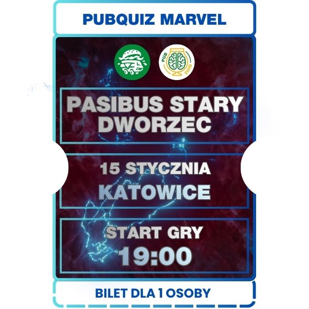 2026.01.15 [CZWARTEK] PubQuiz Marvel Pasibus Katowice 19:00