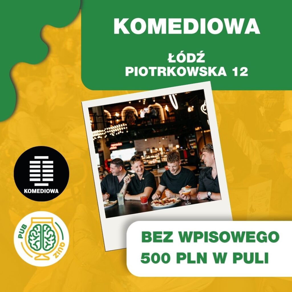 Komediowa BEZ WPISOWEGO ☘️