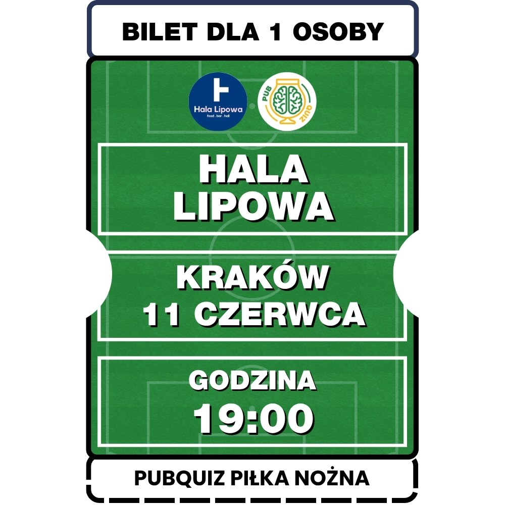 2026.06.11 [CZWARTEK] QUIZ PIŁKA NOŻNA Hala Lipowa Kraków 19:00